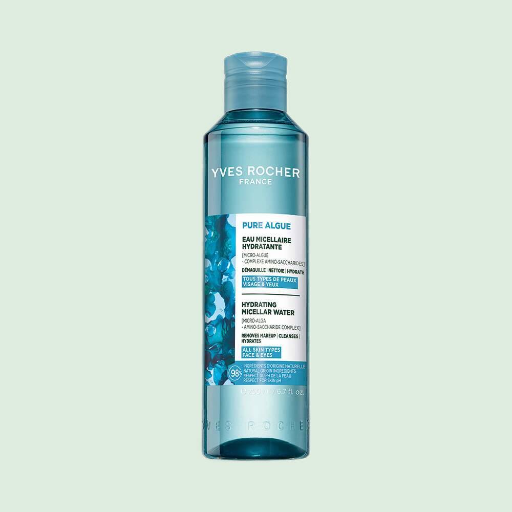 Мицеллярная Вода-Демакияж 2в1 с Микроводорослями для Увлажнения Yves Rocher