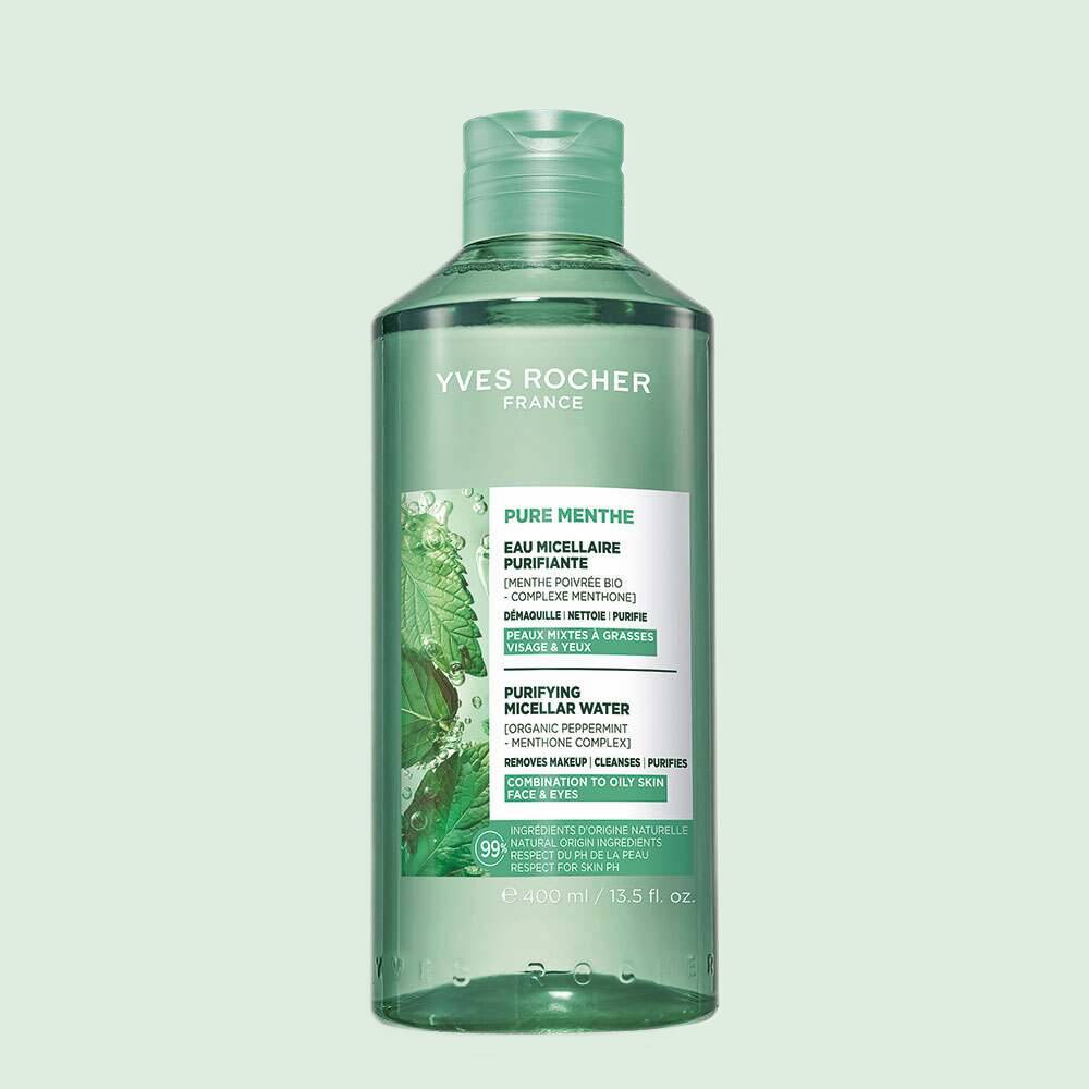 Мицеллярная Вода-Демакияж c Мятой для Матовости Yves Rocher