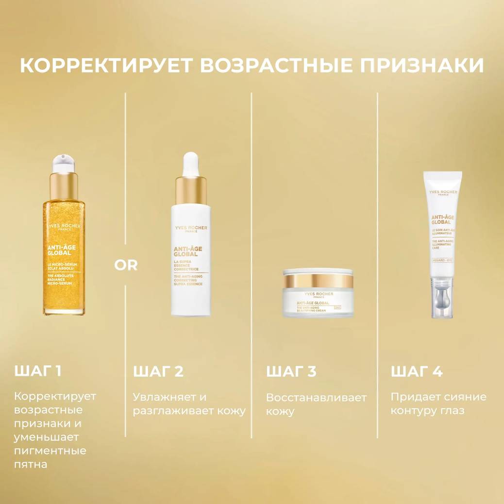 Антивозрастной дневной усовершенствующий крем Анти-Аж-Глобаль