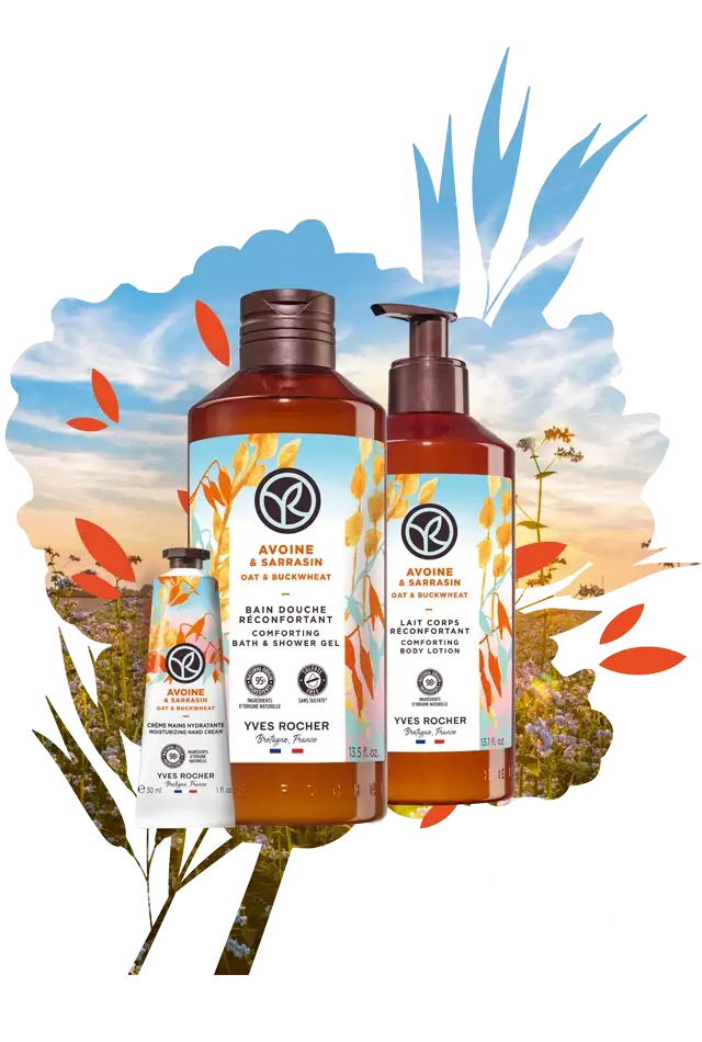 meadow flower and heather cream body scrub by Yves Rocher