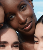 Modèle pour la carnation brunette