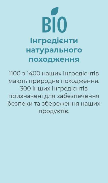 Інгредієнти натурального походження
